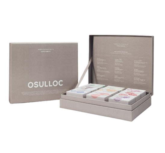 OSULLOC Premium Tea Collection 90 Gift Set (9 Flavors x 10 Tea Bags) from Korea