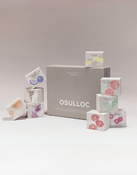 OSULLOC Premium Tea Collection 90 Gift Set (9 Flavors x 10 Tea Bags) from Korea