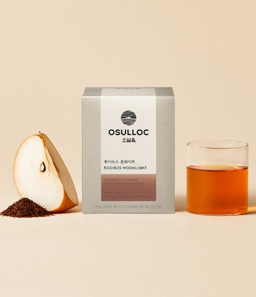 2 x OSULLOC Rooibos Moonlight, 10 Piramid Tea Bags from Korea