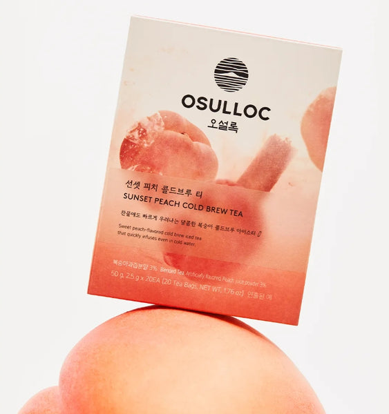 OSULLOC Sunset Peach Cold Brew Tea, 1 Box 20ea, from Korea_KT