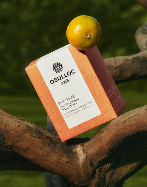 OSULLOC Samdayeon Jeju Tangerine Blended Tea, 1 Box 10 Tea Bags from Korea by OSULLOC