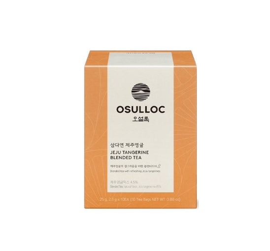 OSULLOC Samdayeon Jeju Tangerine Blended Tea, 1 Box 10 Tea Bags from Korea by OSULLOC
