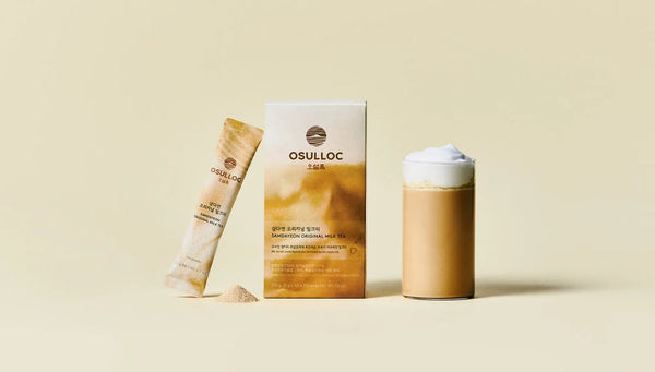OSULLOC Samdayeon Original Milk Tea, 1 Box 10 Sticks, from Korea by OSULLOC
