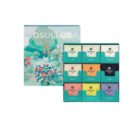 Osulloc Tea Garden Gift Set, 27 tea bags (9 Flavors X 3ea), from Korea by OSULLOC