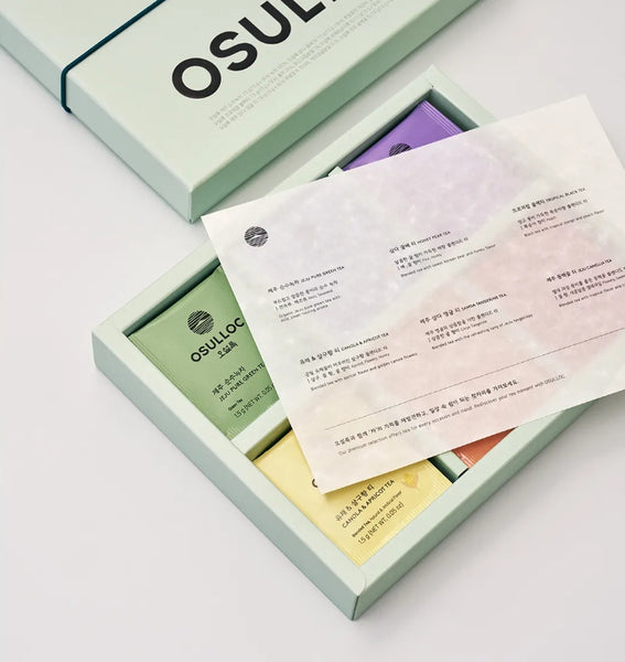 OSULLOC Tea Variation 30 Gift Set, 30ea ( 6 Flavors X 5 Ea), from Korea_KT