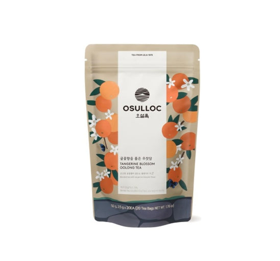 OSULLOC Tangerine Blossom Oolong Tea, 1 Pouch 20 tea bags, from Korea by OSULLOC