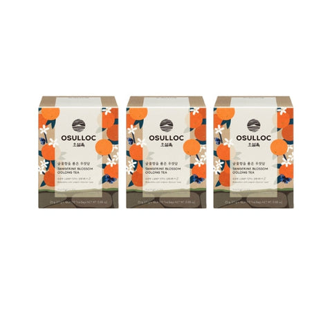 3 X OSULLOC Tangerine Blossom Oolong Tea, 1 Box 10ea, from Korea by OSULLOC