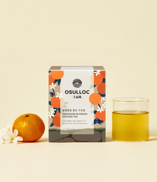 OSULLOC Tangerine Blossom Oolong Tea, 1 Box 10ea, from Korea by OSULLOC