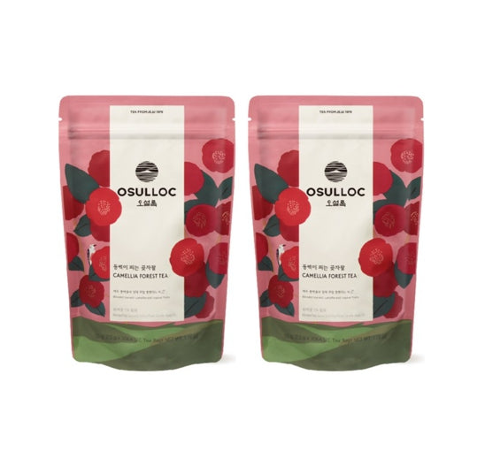2 x OSULLOC Camellia Forest Tea, 20 Tea Bags from Korea