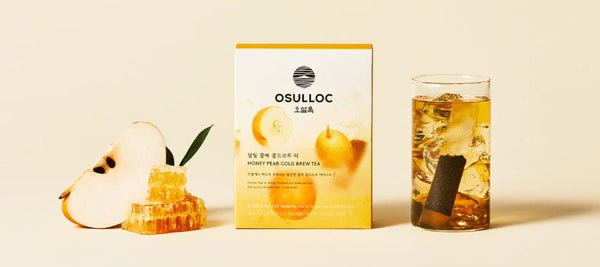 OSULLOC Honey Pear Cold Brew Tea, 1 Box 20 Tea Bags from Korea by OSULLOC