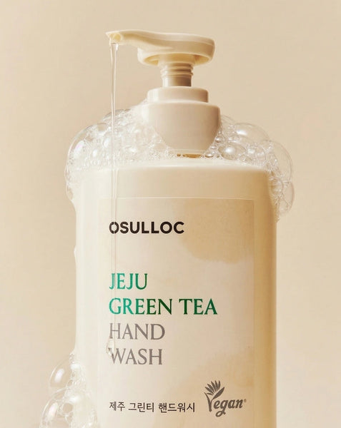 3 x OSULLOC Jeju Green Tea Hand Wash 295ml from Korea