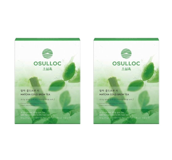 2 x OSULLOC Matcha Coldbrew Tea, 20 Tea Bags from Korea
