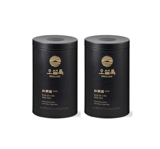 2 X OSULLOC RED UJEON Premium Tea, 1 Pack 60g, from Korea by OSULLOC