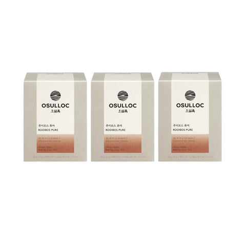 3 X OSULLOC Rooibos Pure, 1 Box 10 Tea Bags, from Korea by OSULLOC