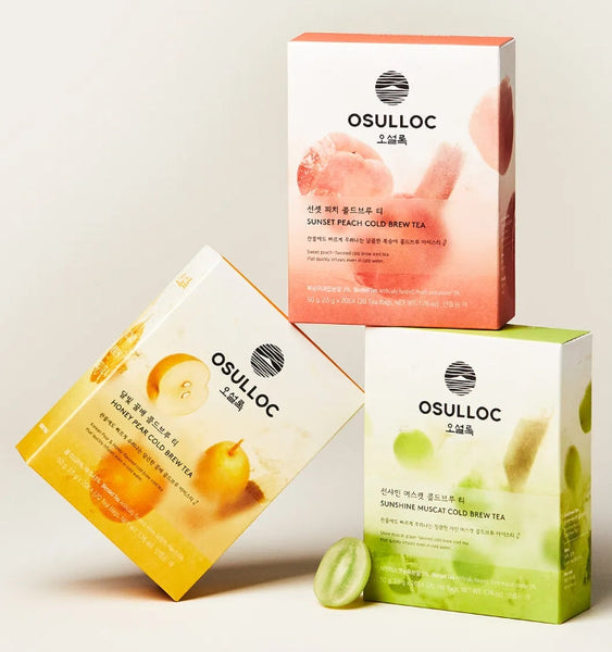 OSULLOC Honey Pear Cold Brew Tea, 1 Box 20 Tea Bags from Korea by OSULLOC