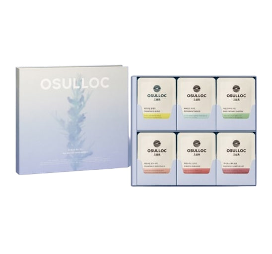 [Caffeine Free] OSULLOC Tea Edition Herb Garden Gift Set (6 Flavors x 4 Tea Bags) from Korea
