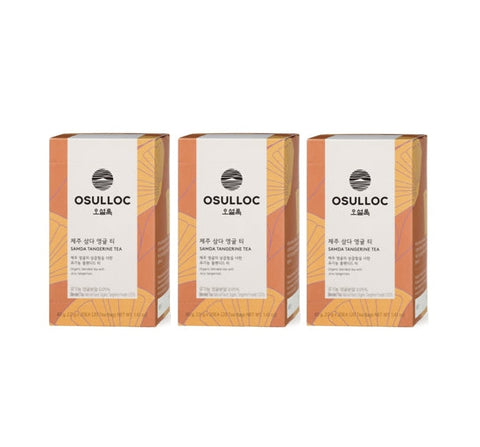 3 X OSULLOC Jeju Samda Tangerine Tea, 1 Box 20ea from Korea by OSULLOC