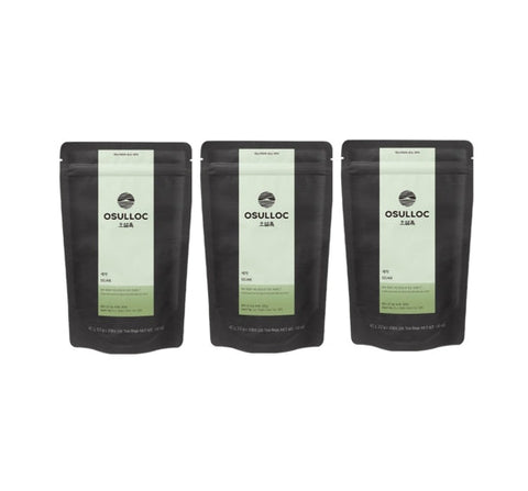 3 X OSULLOC Sejak Green Tea, 1 Pouch 20 Tea Bags, from Korea by OSULLOC