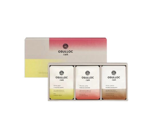 OSULLOC Herb Tea Collection Gift Set, 15ea (5 x 3 Flavors) from Korea by OSULLOC