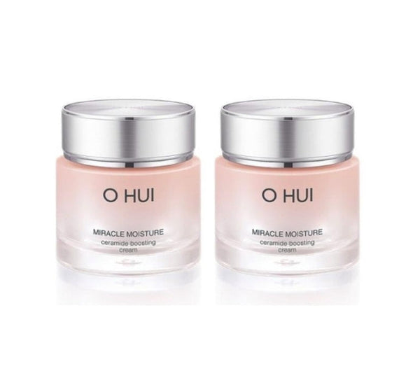 2 x O HUI Miracle Moisture Ceramide Boosting Cream 60ml from Korea