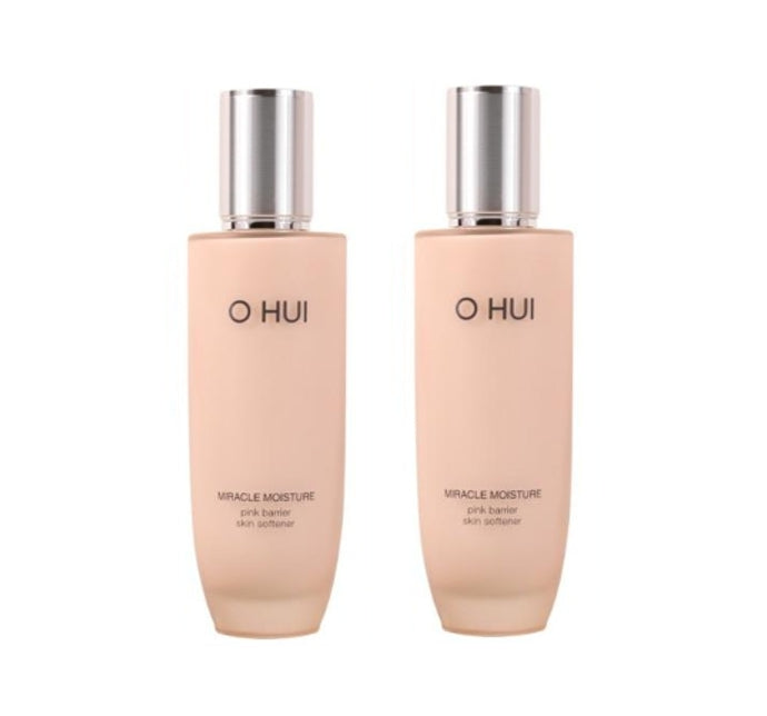 2 x O HUI Miracle Moisture Pink Barrier Skin Softener 150ml from Korea