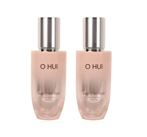 2 x O HUI Miracle Moisture Pink Essence 50ml Hydrating Ceramide Serum from Korea