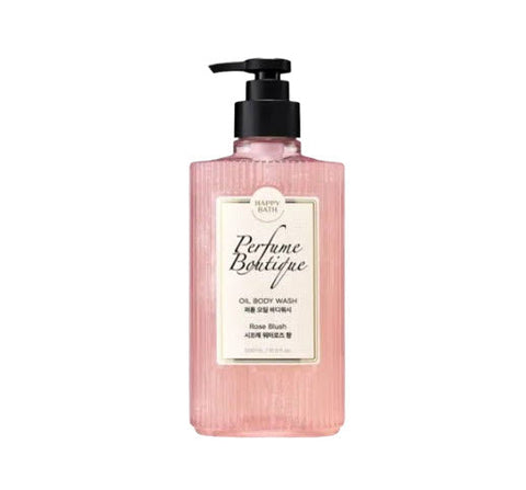 HAPPY BATH Perfume Boutique Oil Body Wash Rose Blush 500ml from Korea
