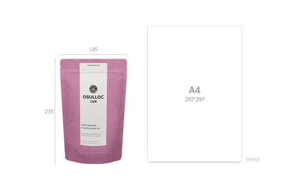 2 x Osulloc Fig Apple Black Tea 20 Pyramid Tea Bags, Fig, Apple & Cacao Blend from Korea