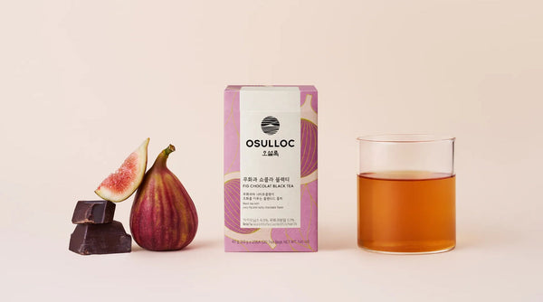 OSULLOC Fig Chocolate Black Tea, 1 Box 20 Tea Bags, from Korea_KT