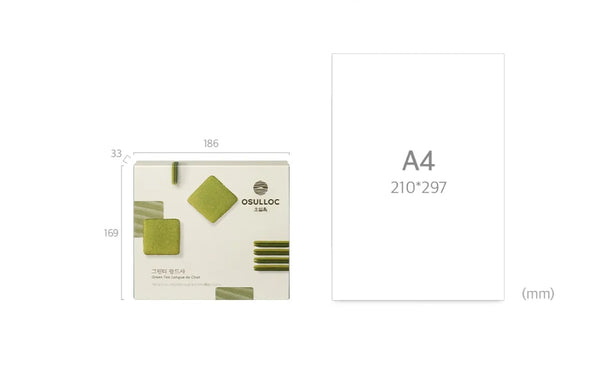 Osulloc Green Tea Langue De Chat Best Tea Gift Set – Premium Matcha Cookies & Tea from Korea