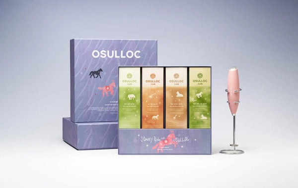 Osulloc Signature Milktea Collection Gift Se, 4 Flavors x 5 Sticks from Korea