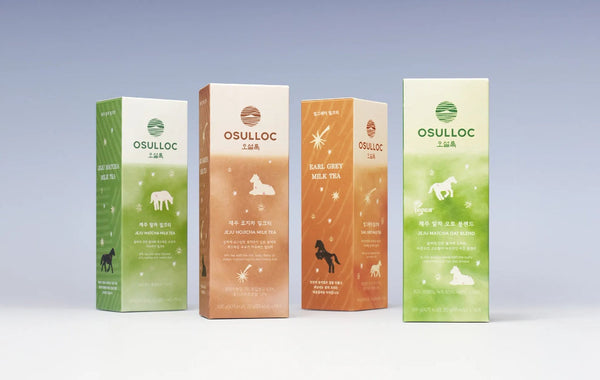 Osulloc Signature Milktea Collection Gift Se, 4 Flavors x 5 Sticks from Korea