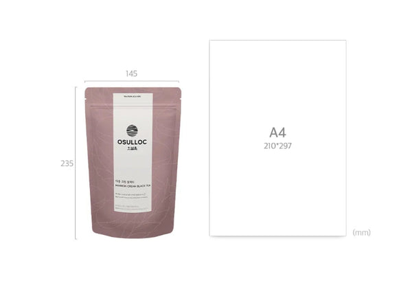 3 x Osulloc Marron Cream Black Tea 20 Pyramid Tea Bags, Chestnut & Cream from Korea