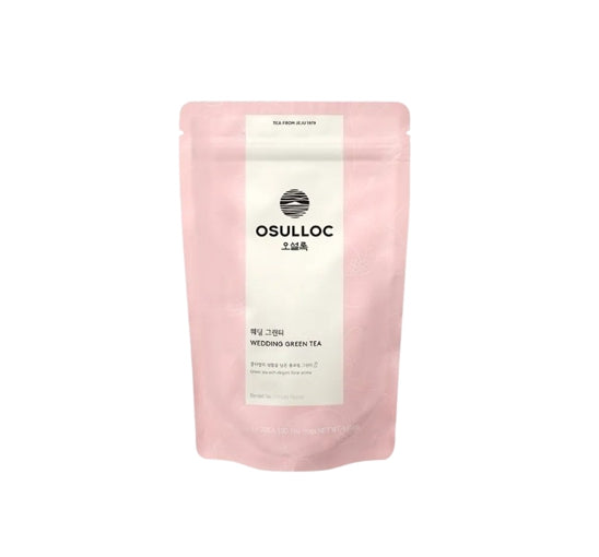 Osulloc Wedding Green Tea 20 Pyramid Tea Bags, Floral Muscat Scent from Korea