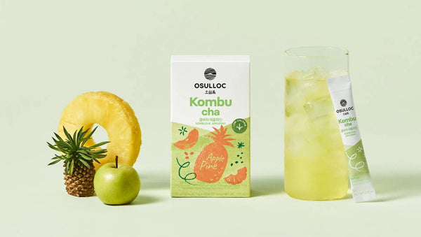 2 x Osulloc Kombucha Applepine, 1 Box 10 Sticks, from Korea