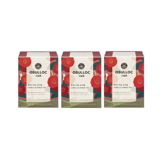 3 X OSULLOC Camellia Forest Tea, 1 Box 10 Tea Bags, from Korea by OSULLOC