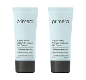 2 x Primera Alpine Berry Watery Soothing Gel Cream (Tube Type) 75ml from Korea