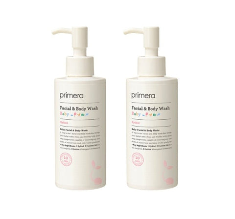 2 x Primera Baby Facial & Body Wash 250ml from Korea