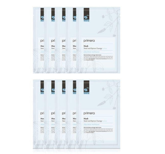 10 x Primera Seed and Sprout Energy Mask Lotus 20ml from Korea by Primera