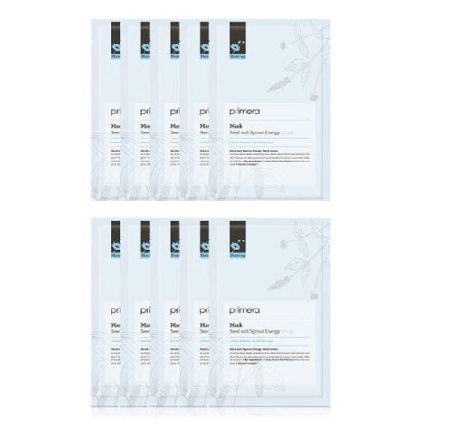 10 x Primera Seed and Sprout Energy Mask Lotus 20ml from Korea by Primera