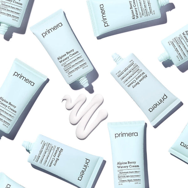 2 x Primera Alpine Berry Watery Cream (Tube Type) 75ml + Samples(2 Items) from Korea
