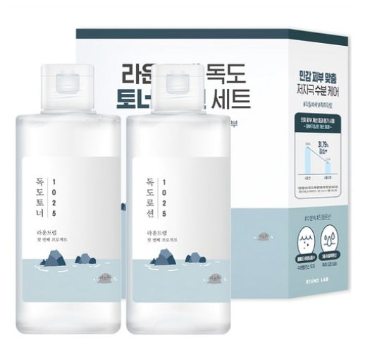 ROUND LAB 1025 Dokdo Toner 200ml + Lotion 200ml Set by ROUND LAB