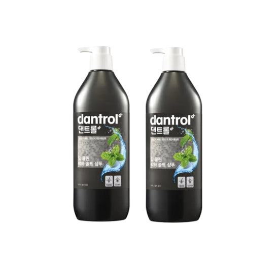 2 X Ryo Dantrol Dandruff Shampoo Peppermint Salt 820ml from Korea