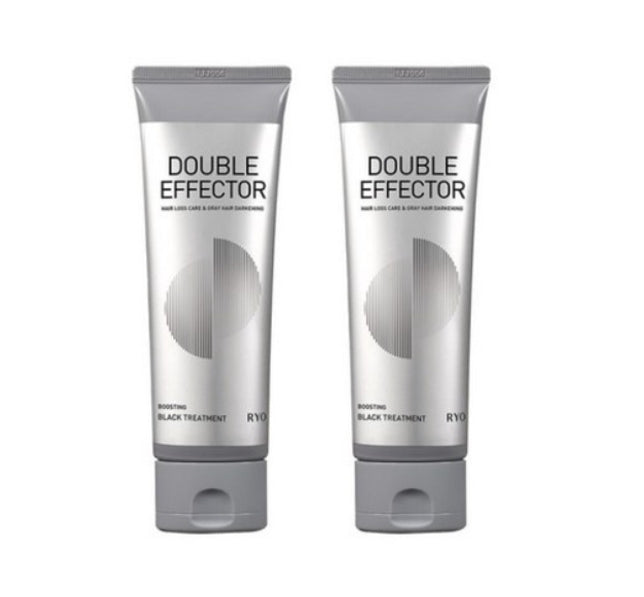 2 x Ryo Double Effector Black Treatment 120ml from Korea