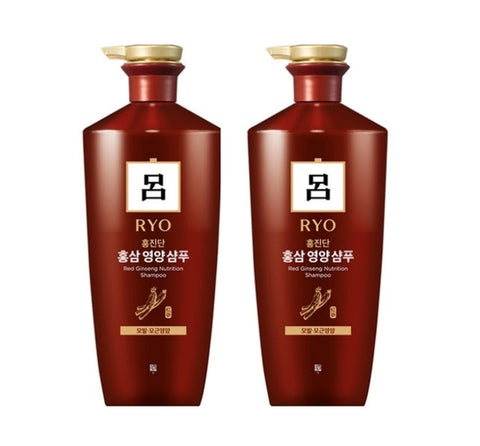 2 x Ryo Hongjindan Ginseng Nutrition Shampoo 820ml from Korea