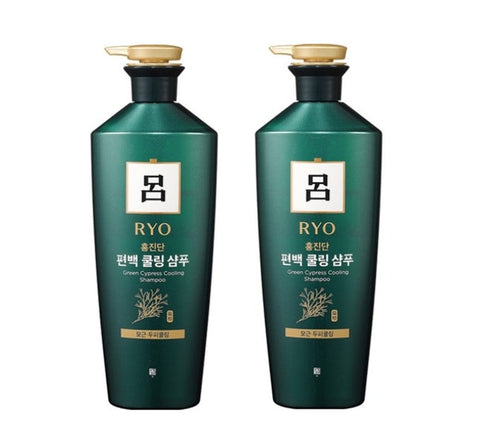 2 x Ryo Hongjindan Green Cypress Cooling Shampoo 820ml from Korea