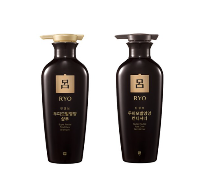 Ryo Jinsaengbo Super Revital Total Care Shampoo + Conditioner (2 Items) from Korea by Ryo