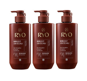 3 x Ryo New Heukwoon Hair Root Strengthen and Volume Conditioner 480ml from Korea