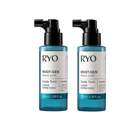 2 x Ryo ROOT:GEN Aqua Peel Scalp Tonic 100ml from Korea by Ryo