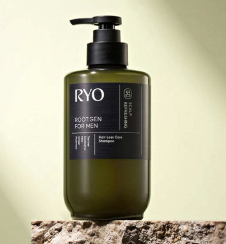 2 x Ryo ROOT:GEN for Men Scalp Refreshing Hair Loss Care Shampoo 515ml from Korea